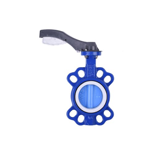 Wafer Butterfly Valve with PTFE Seal & Nylon covering on Disc