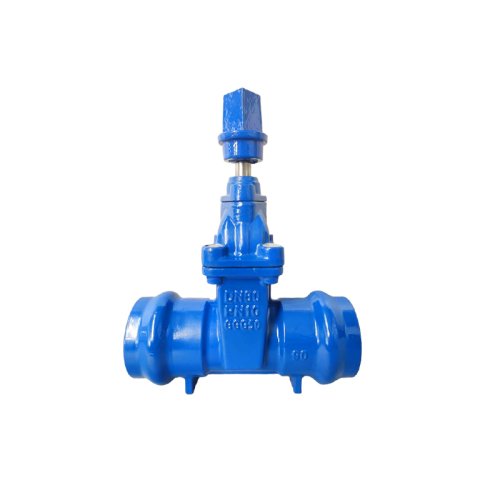 Socket end Resilient Seated Gate Valve Square Nut