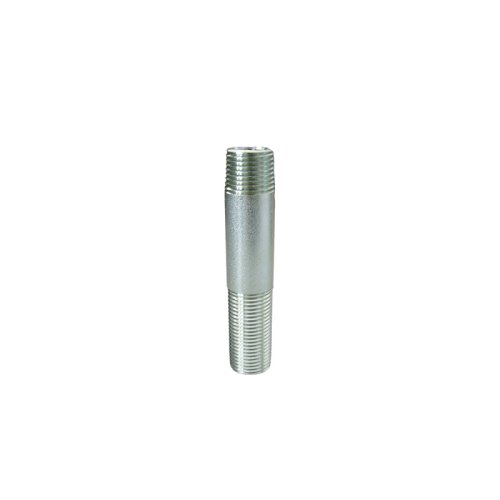 Long thread steel nipple Cold zinc-coated